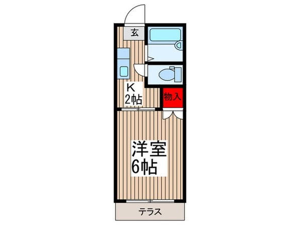 メゾンムサシの物件間取画像